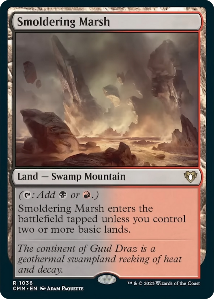 Smoldering Marsh [Commander Masters] | Devastation Store