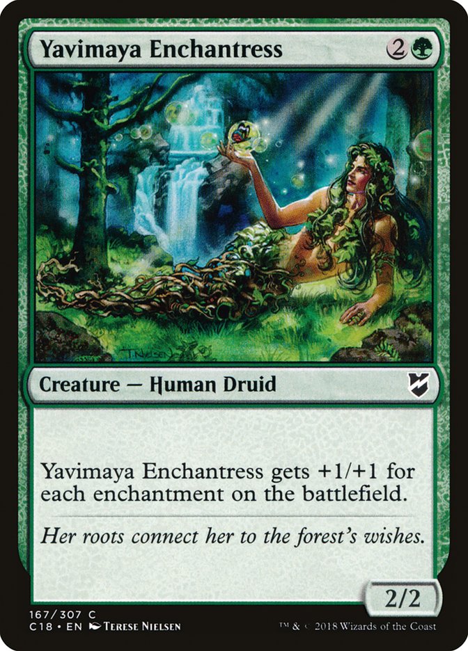 Yavimaya Enchantress [Commander 2018] | Devastation Store