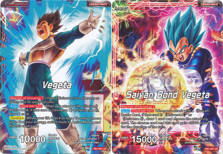 Vegeta // Saiyan Bond Vegeta [TB1-001] | Devastation Store