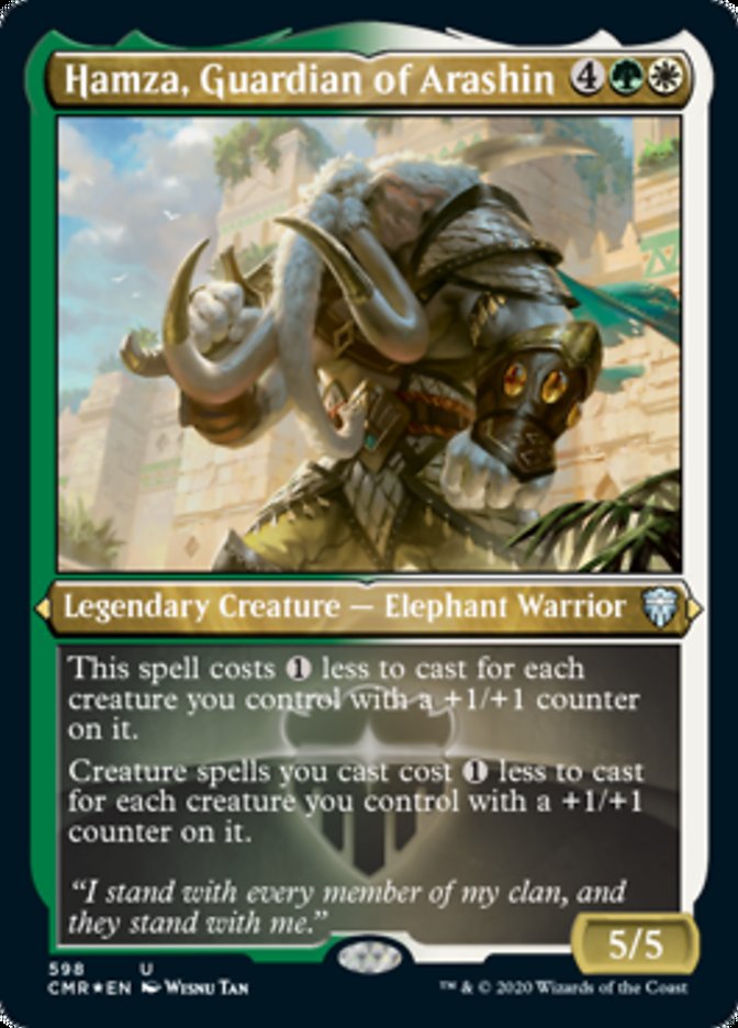 Hamza, Guardian of Arashin (Etched) [Commander Legends] | Devastation Store