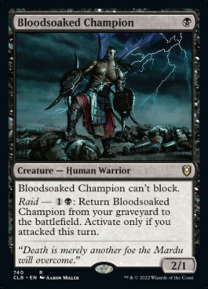 Bloodsoaked Champion [Commander Legends: Battle for Baldur's Gate] | Devastation Store