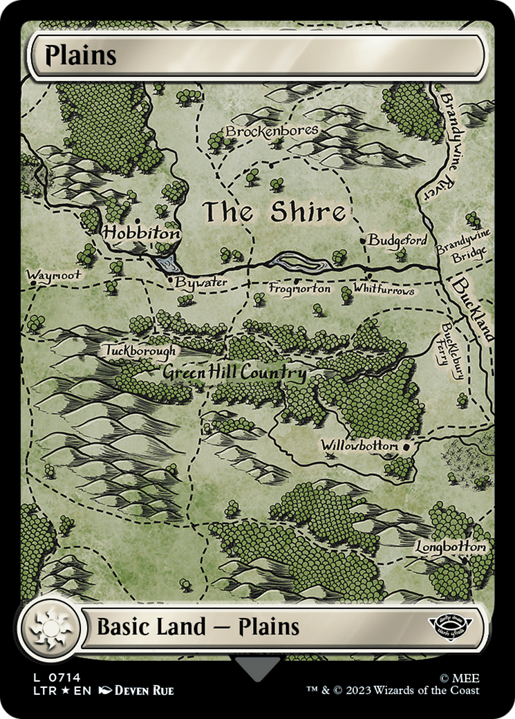 Plains (0714) (Surge Foil) [The Lord of the Rings: Tales of Middle-Earth] | Devastation Store