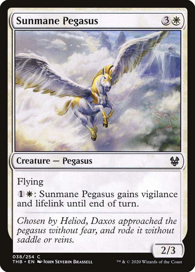 Sunmane Pegasus [Theros Beyond Death] | Devastation Store