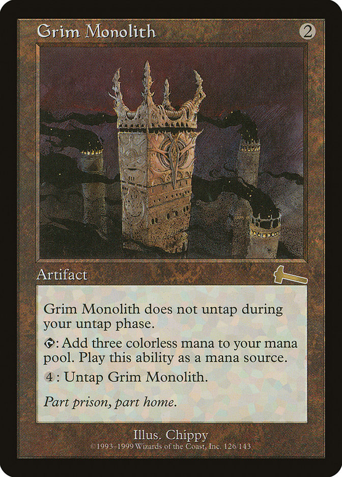 Grim Monolith [Urza's Legacy] | Devastation Store