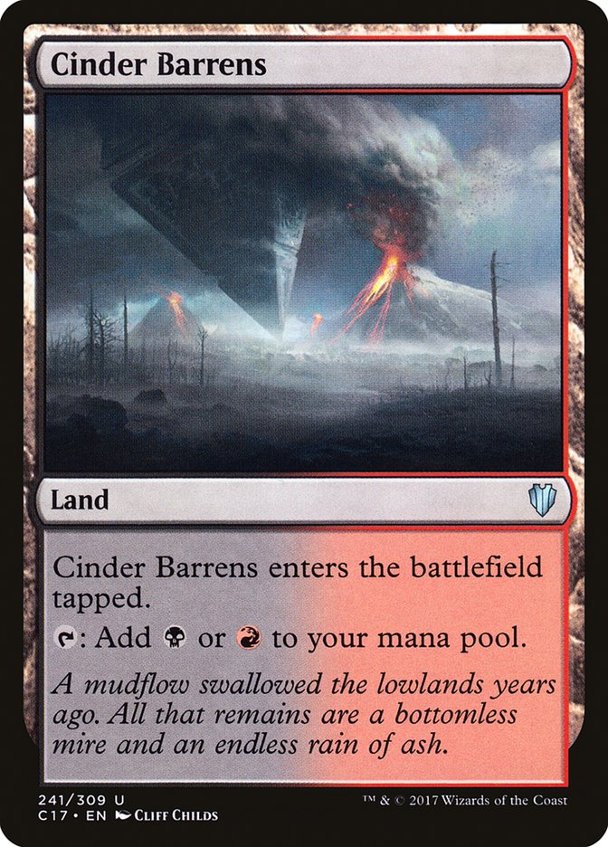 Cinder Barrens [Commander 2017] | Devastation Store