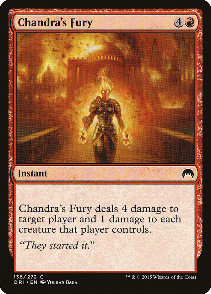 Chandra's Fury [Magic Origins] | Devastation Store