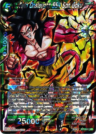Twin Onslaught SS4 Son Goku (BT5-055) [Miraculous Revival] | Devastation Store