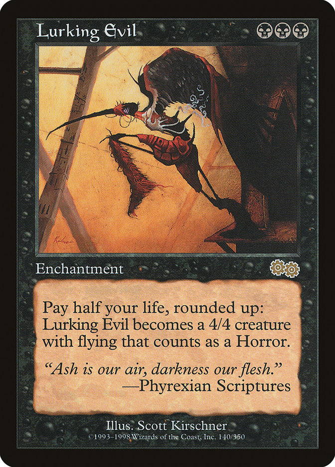 Lurking Evil [Urza's Saga] | Devastation Store