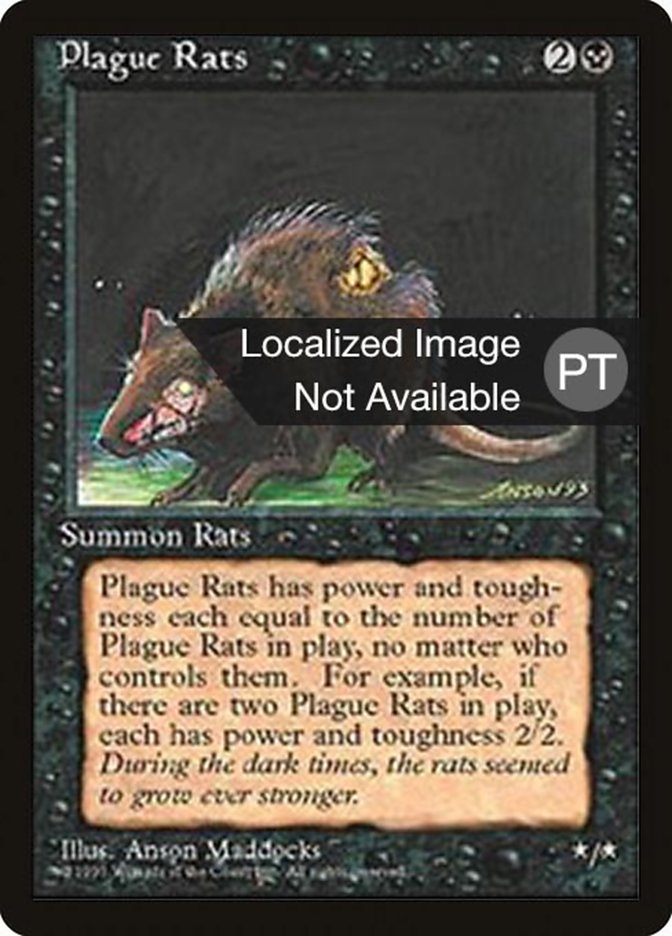 Plague Rats [Fourth Edition (Foreign Black Border)] | Devastation Store