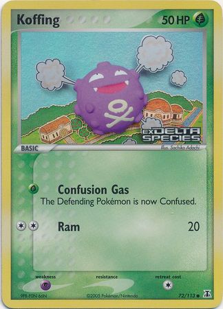 Koffing (72/113) (Stamped) [EX: Delta Species] | Devastation Store