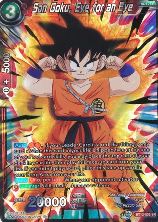 Son Goku, Eye for an Eye [BT12-005] | Devastation Store