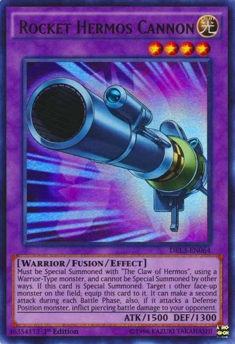Rocket Hermos Cannon [DRL3-EN064] Ultra Rare | Devastation Store