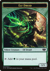 Elf Druid // Beast (020/036) Double-sided Token [Commander 2014 Tokens] | Devastation Store
