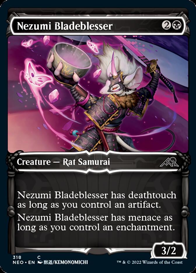 Nezumi Bladeblesser (Showcase Samurai) [Kamigawa: Neon Dynasty] | Devastation Store