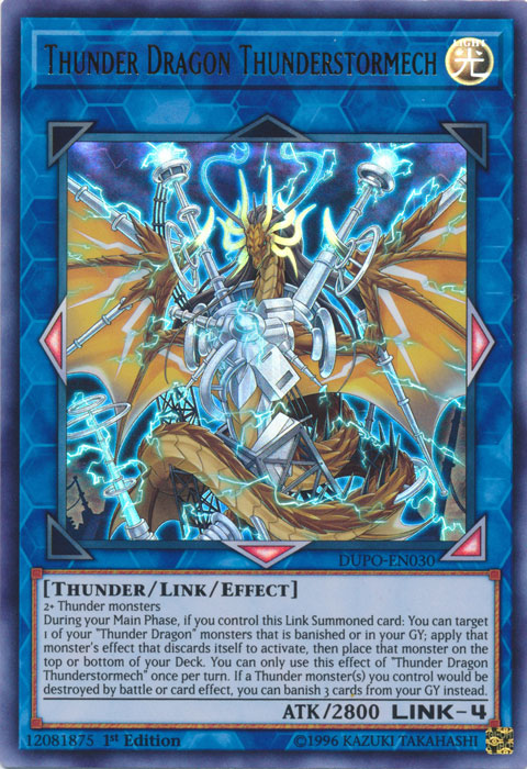 Thunder Dragon Thunderstormech [DUPO-EN030] Ultra Rare | Devastation Store
