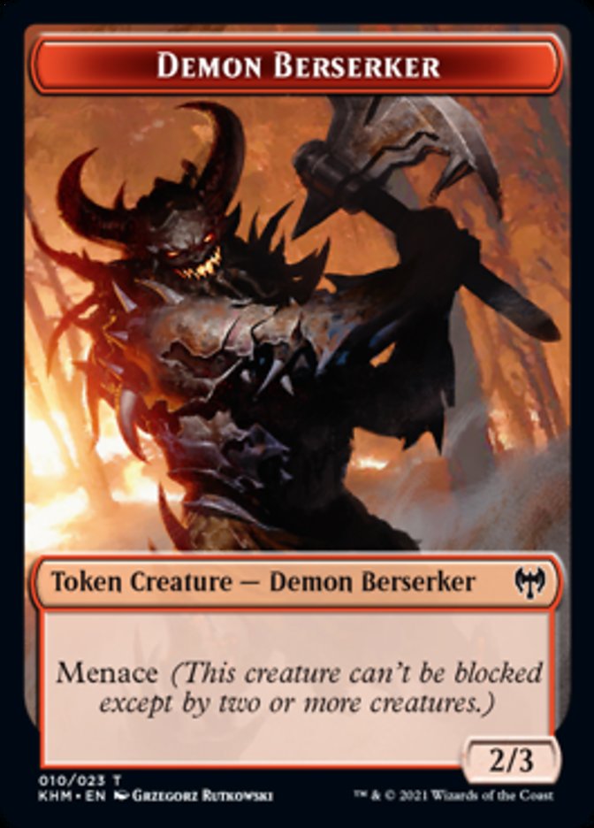 Demon Berserker [Kaldheim Tokens] | Devastation Store