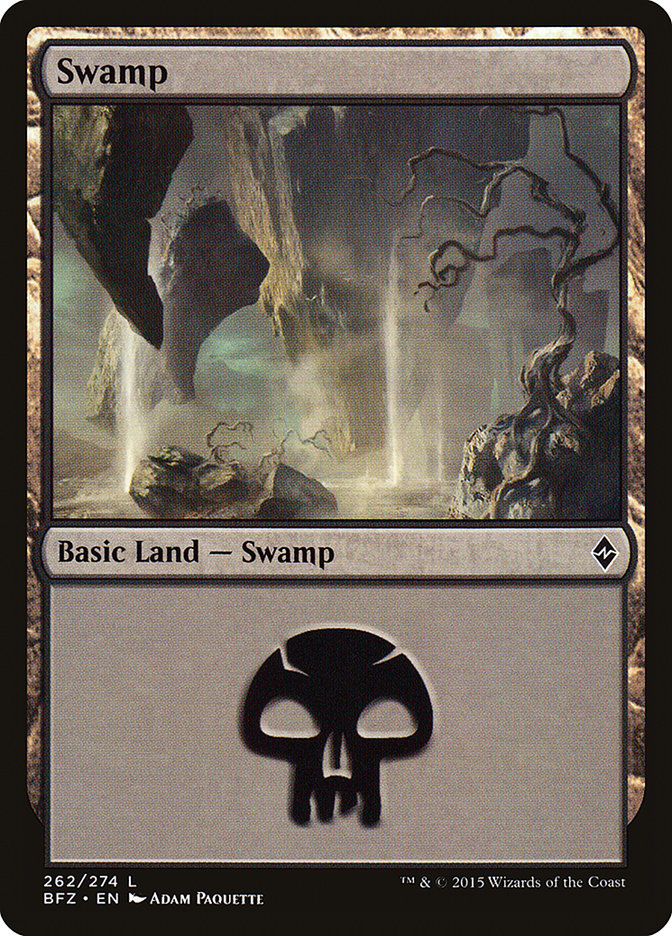 Swamp (262a) [Battle for Zendikar] | Devastation Store
