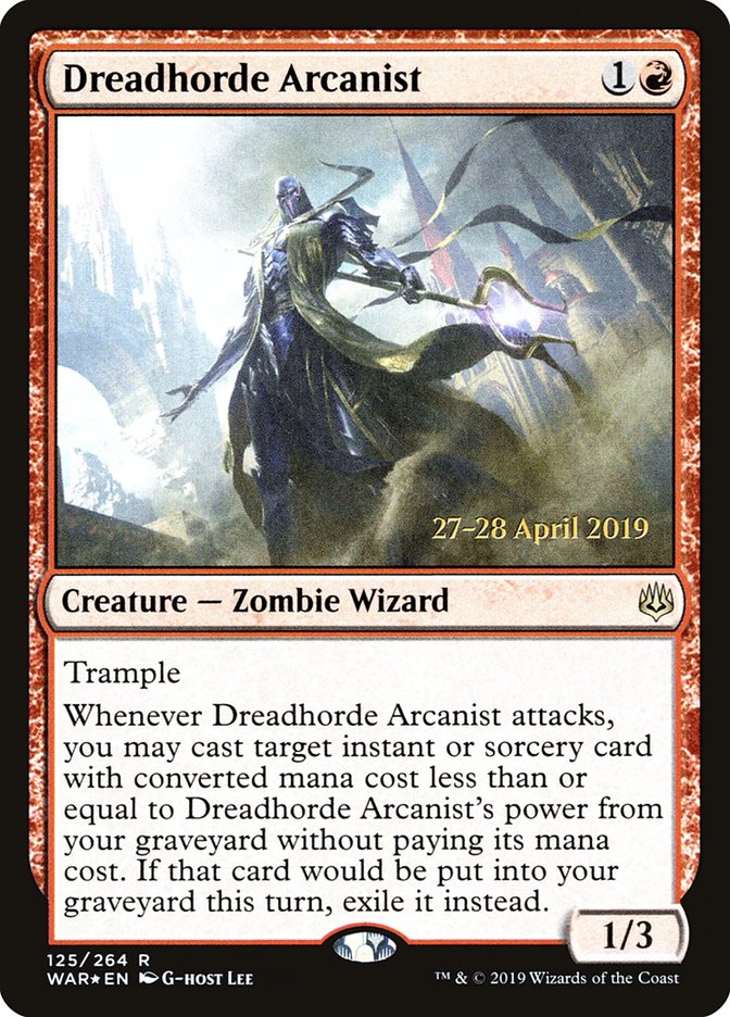 Dreadhorde Arcanist  [War of the Spark Prerelease Promos] | Devastation Store