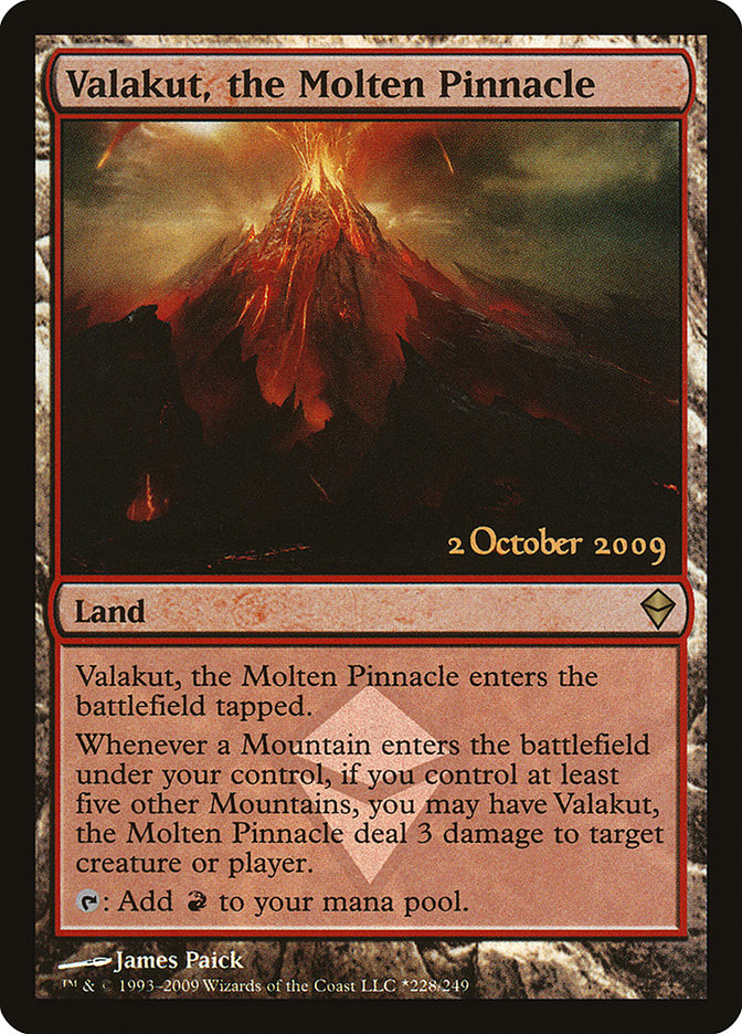 Valakut, the Molten Pinnacle [Zendikar Prerelease Promos] - Devastation Store | Devastation Store