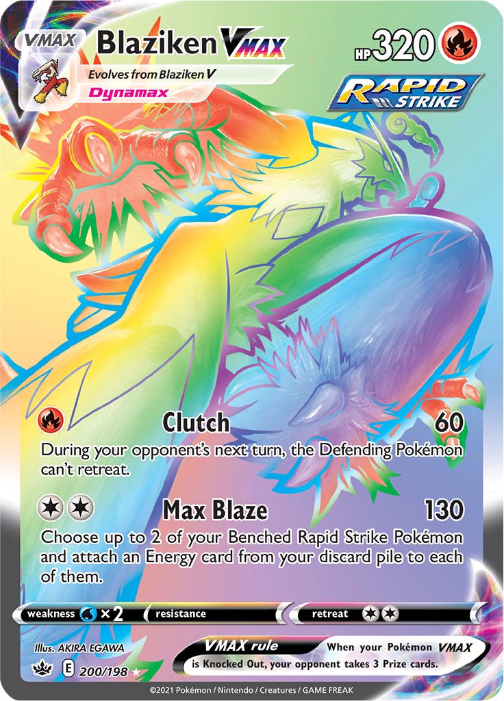 Blaziken VMAX (200/198) [Sword & Shield: Chilling Reign] | Devastation Store