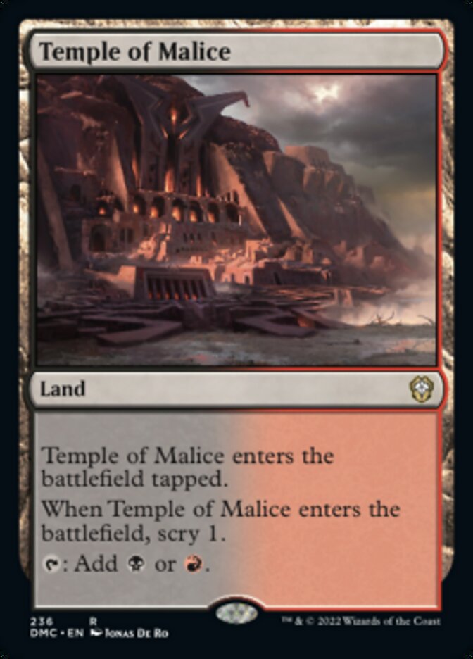 Temple of Malice [Dominaria United Commander] | Devastation Store