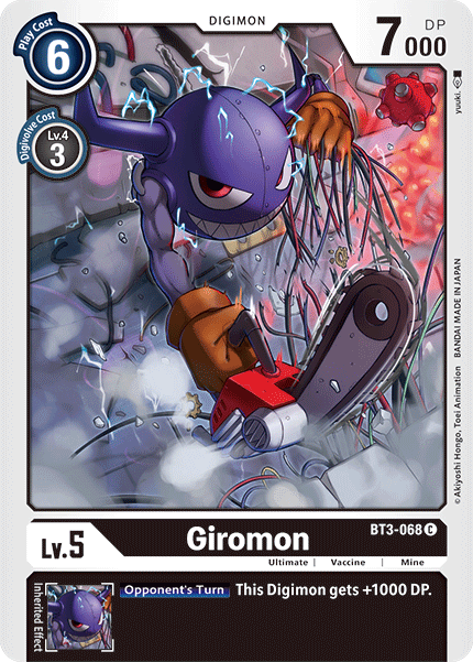 Giromon [BT3-068] [Release Special Booster Ver.1.5] | Devastation Store