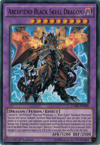 Archfiend Black Skull Dragon [CORE-EN048] Ultra Rare | Devastation Store