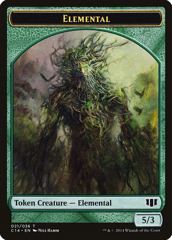 Elemental // Beast (019/036) Double-sided Token [Commander 2014 Tokens] | Devastation Store