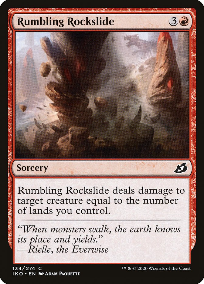 Rumbling Rockslide [Ikoria: Lair of Behemoths] | Devastation Store