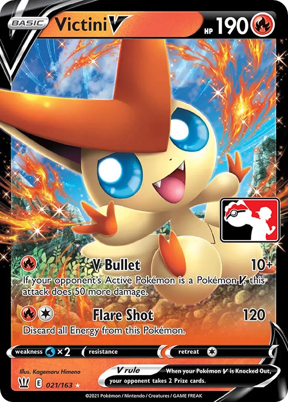 Victini V (021/163) [Prize Pack Series One] | Devastation Store