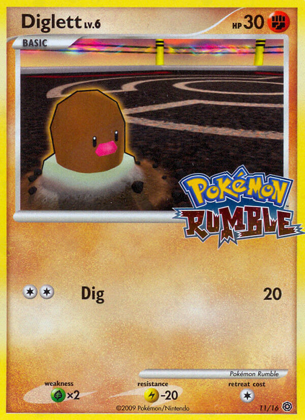 Diglett (11/16) [Pokémon Rumble] | Devastation Store