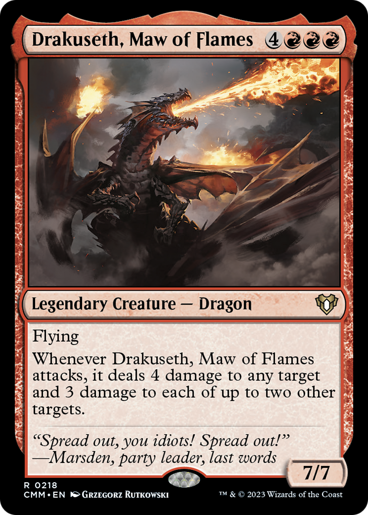 Drakuseth, Maw of Flames [Commander Masters] | Devastation Store
