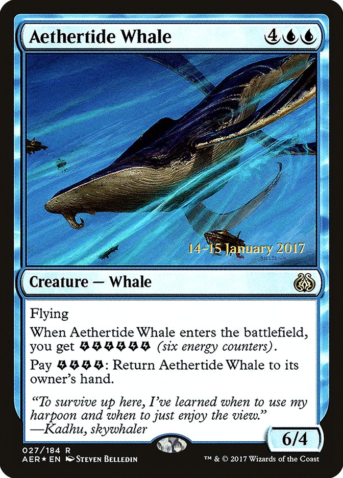 Aethertide Whale  [Aether Revolt Prerelease Promos] | Devastation Store