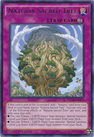 Naturia Sacred Tree [NECH-EN076] Rare | Devastation Store