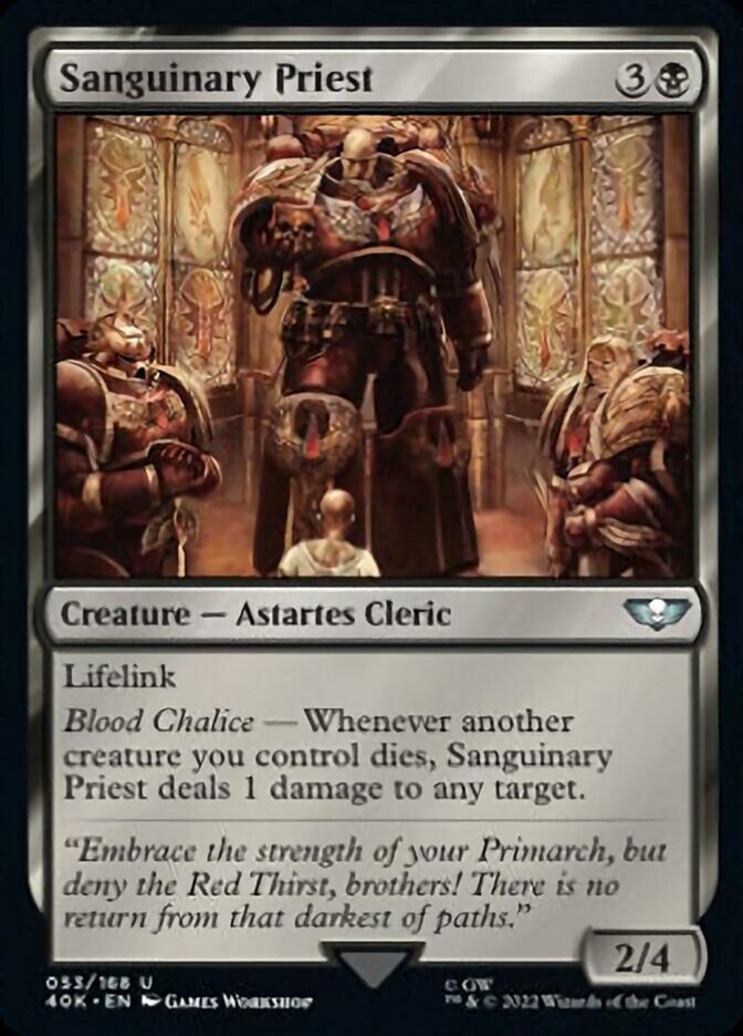 Sanguinary Priest (Surge Foil) [Universes Beyond: Warhammer 40,000] | Devastation Store