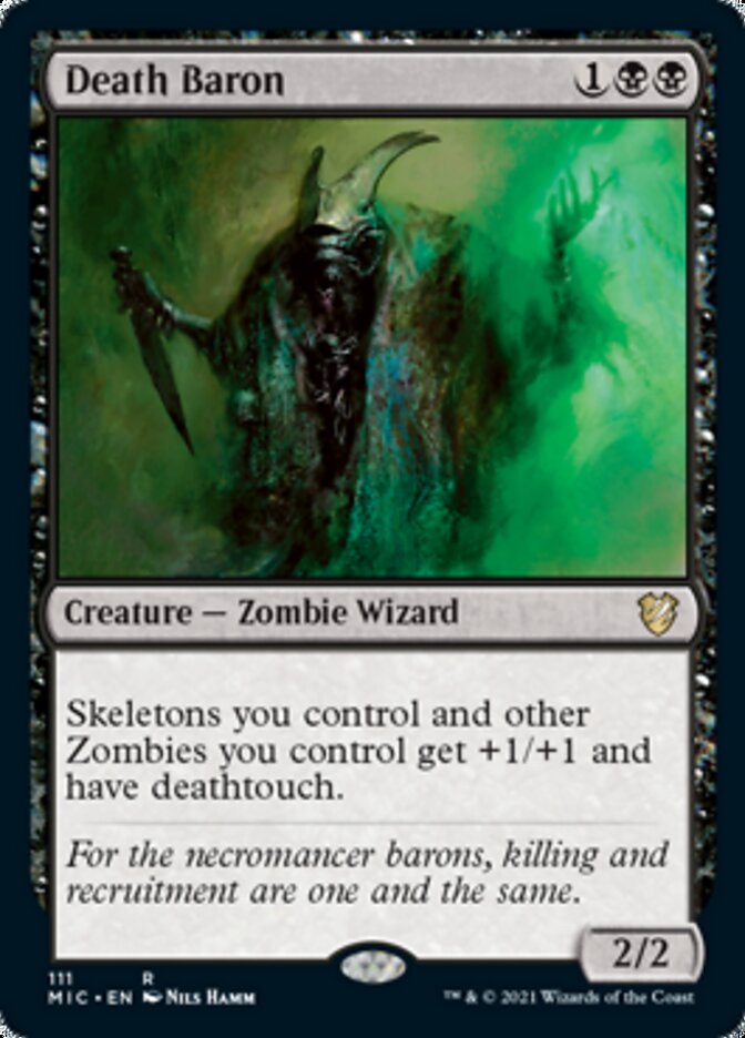 Death Baron [Innistrad: Midnight Hunt Commander] | Devastation Store