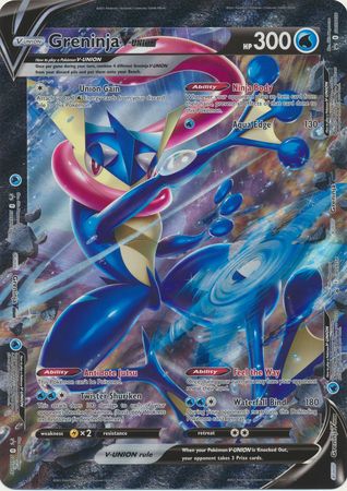 Greninja V-Union (Jumbo Card) [Sword & Shield: Black Star Promos] | Devastation Store