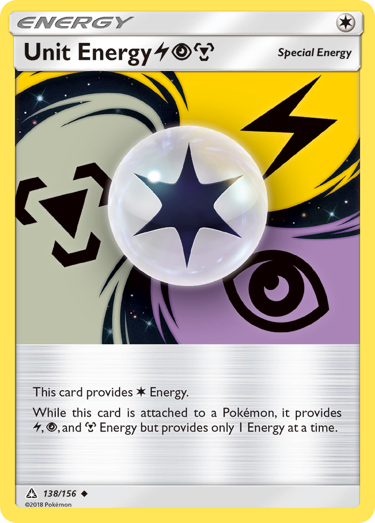 Unit Energy (138/156) (Lightning, Psychic, Metal) [Sun & Moon: Ultra Prism] | Devastation Store