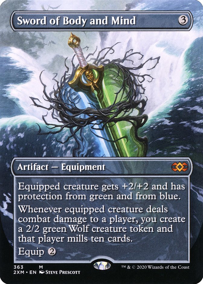 Sword of Body and Mind (Toppers) [Double Masters Extended Art] | Devastation Store