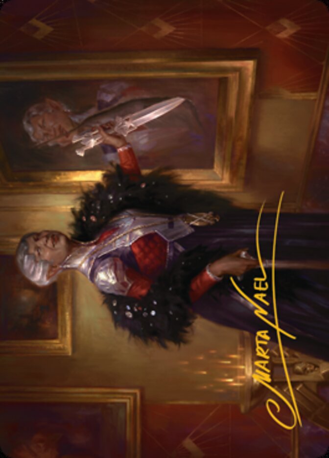 Evelyn, the Covetous Art Card (Gold-Stamped Signature) [Streets of New Capenna Art Series] | Devastation Store