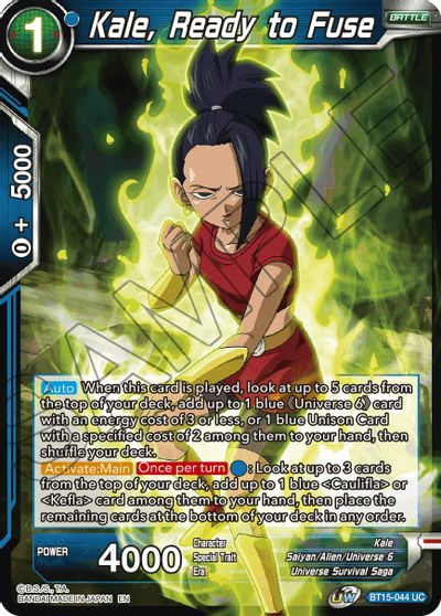 Kale, Ready to Fuse [BT15-044] | Devastation Store
