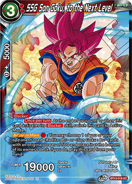 SSG Son Goku, to the Next Level (Uncommon) [BT13-018] | Devastation Store