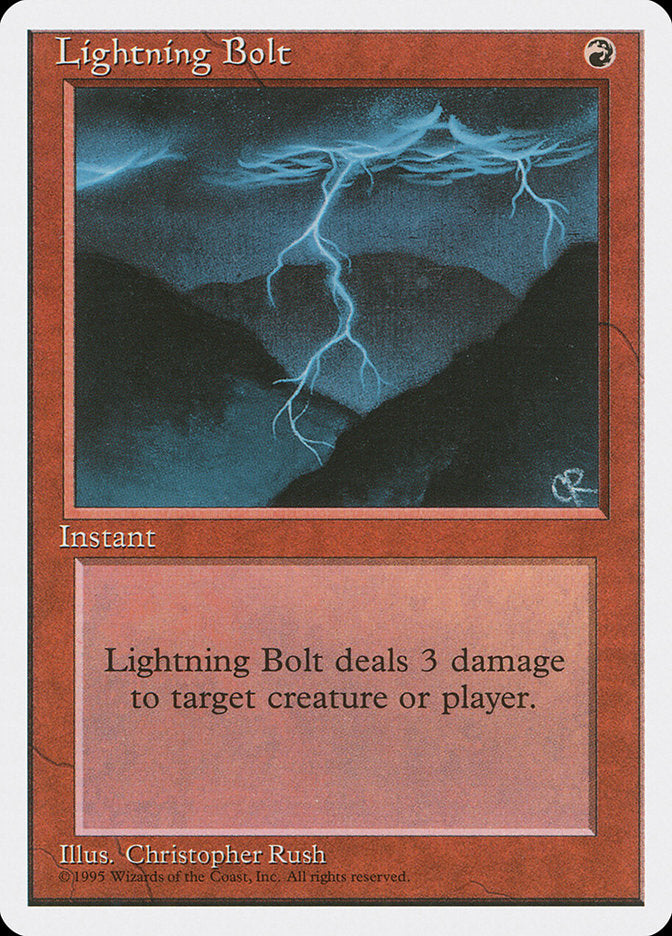 Lightning Bolt [Fourth Edition] | Devastation Store