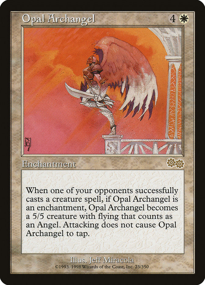 Opal Archangel [Urza's Saga] | Devastation Store