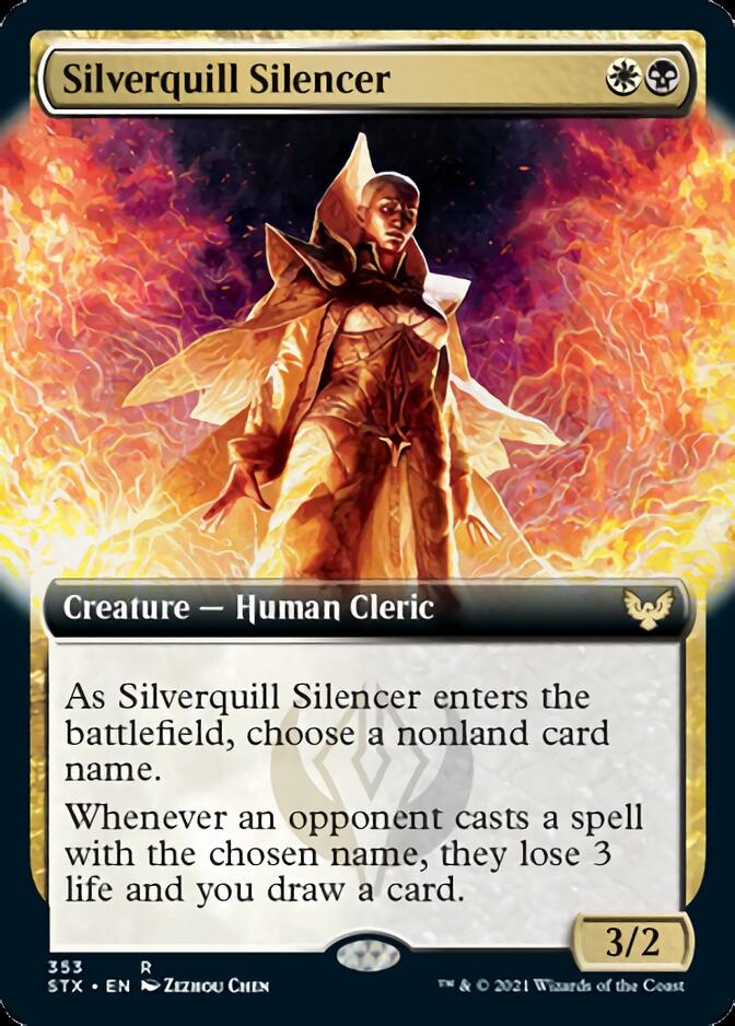 Silverquill Silencer (Extended) [Strixhaven: School of Mages] | Devastation Store