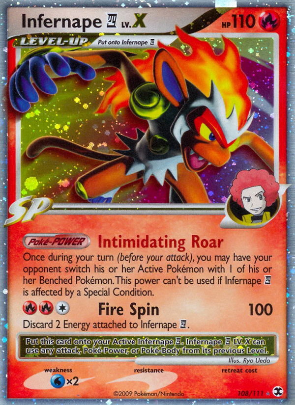 Infernape LV.X (108/111) [Platinum: Rising Rivals] | Devastation Store