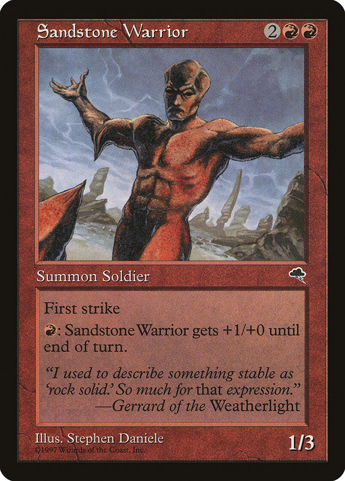 Sandstone Warrior [Tempest] | Devastation Store