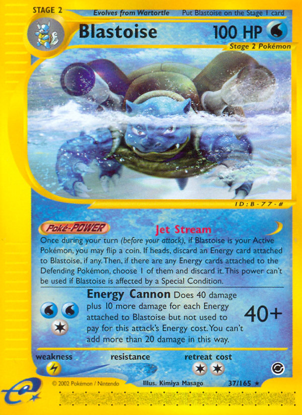 Blastoise (37/165) [Expedition: Base Set] | Devastation Store