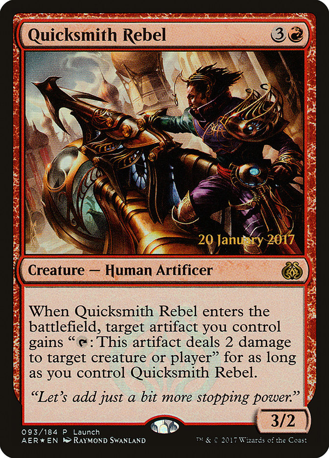 Quicksmith Rebel (Launch) [Aether Revolt Promos] - Devastation Store | Devastation Store