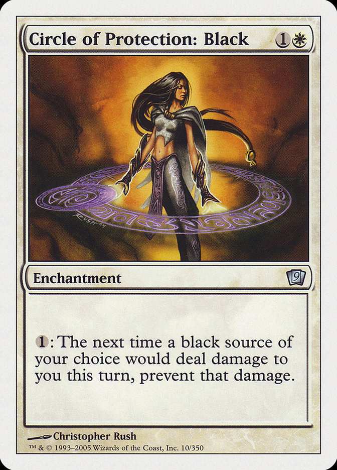 Circle of Protection: Black [Ninth Edition] | Devastation Store